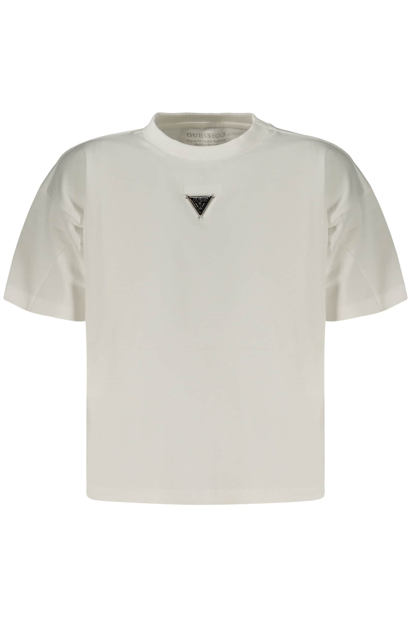 GUESS JEANS KURZARM T-SHIRT FÜR KINDER, WEISS