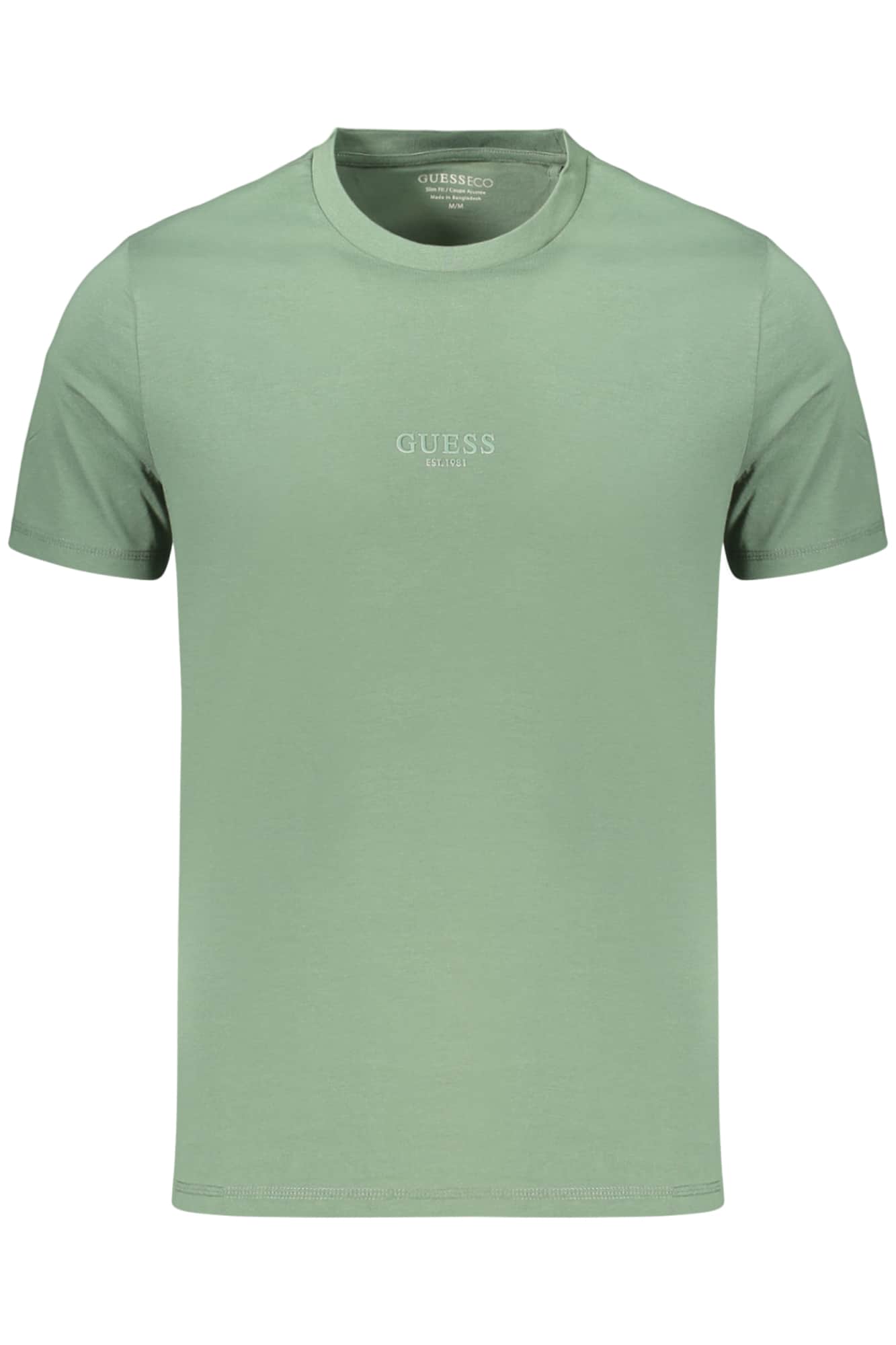 GUESS JEANS HERREN KURZARM T-SHIRT GRÜN