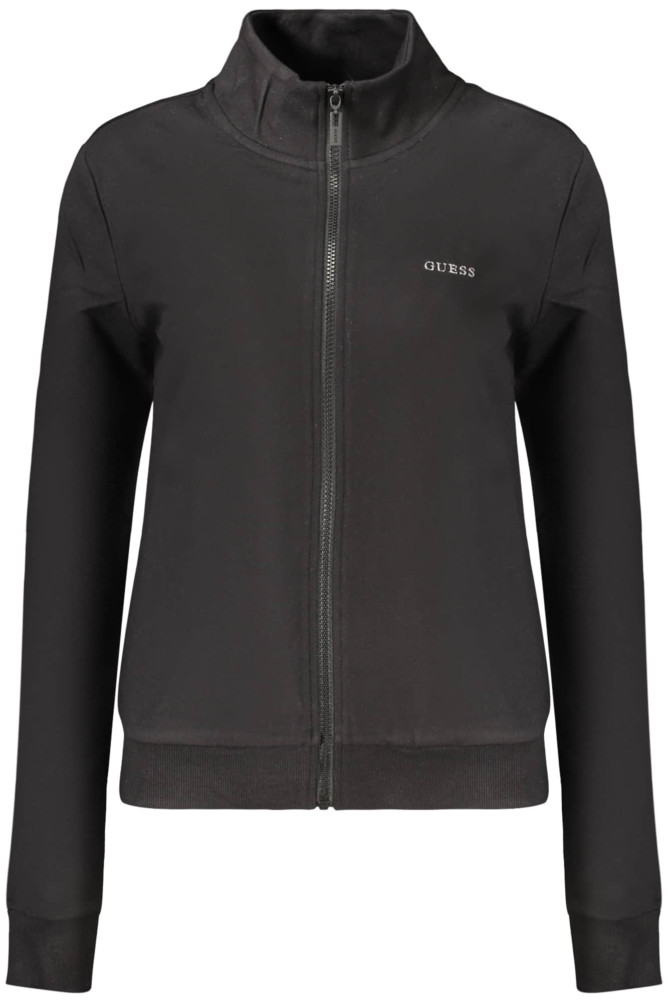 GUESS JEANS DAMEN SCHWARZ MIT REISSVERSCHLUSS SWEATSHIRT
