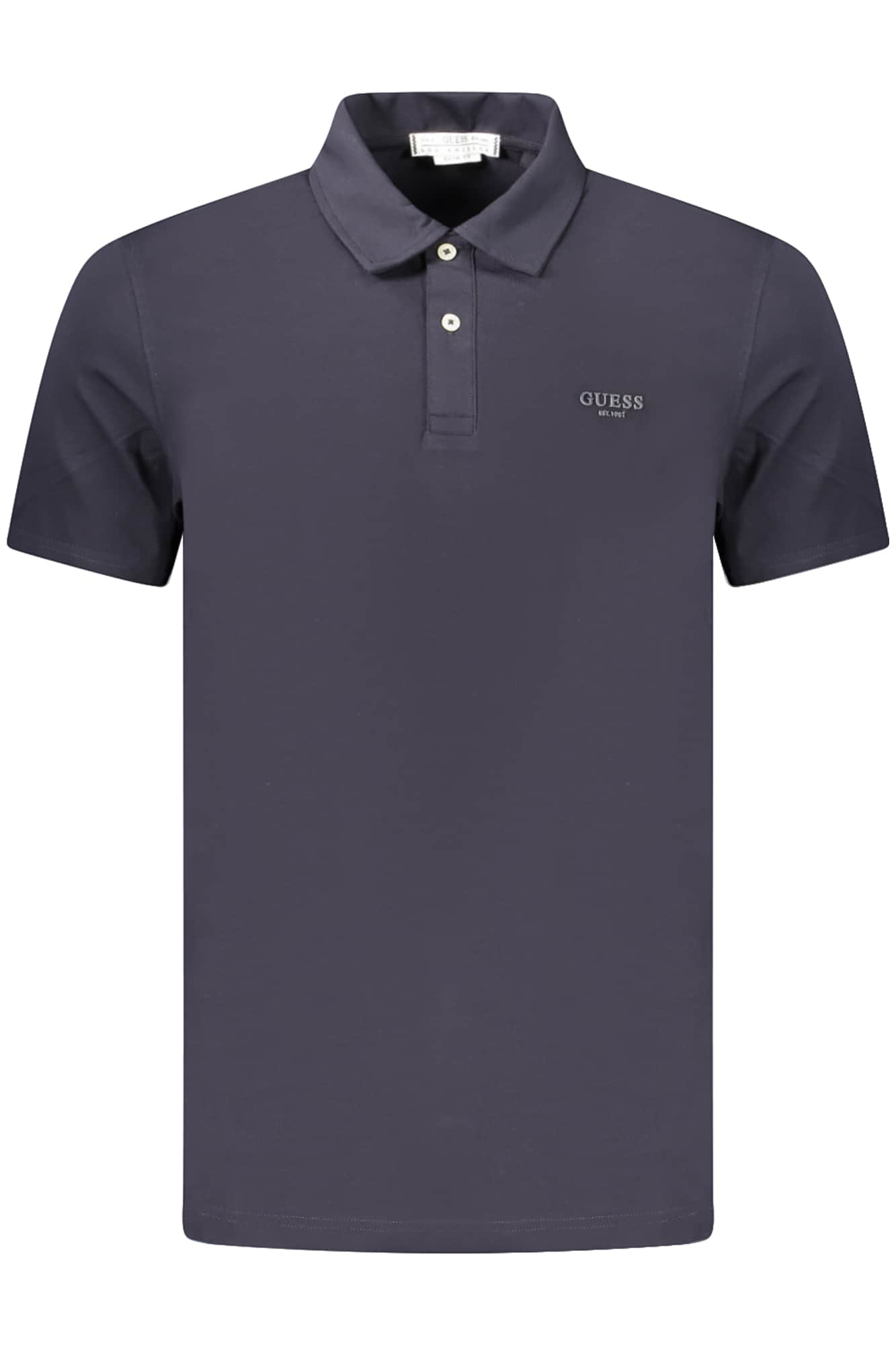 GUESS JEANS HERREN KURZARM POLOSHIRT, BLAU