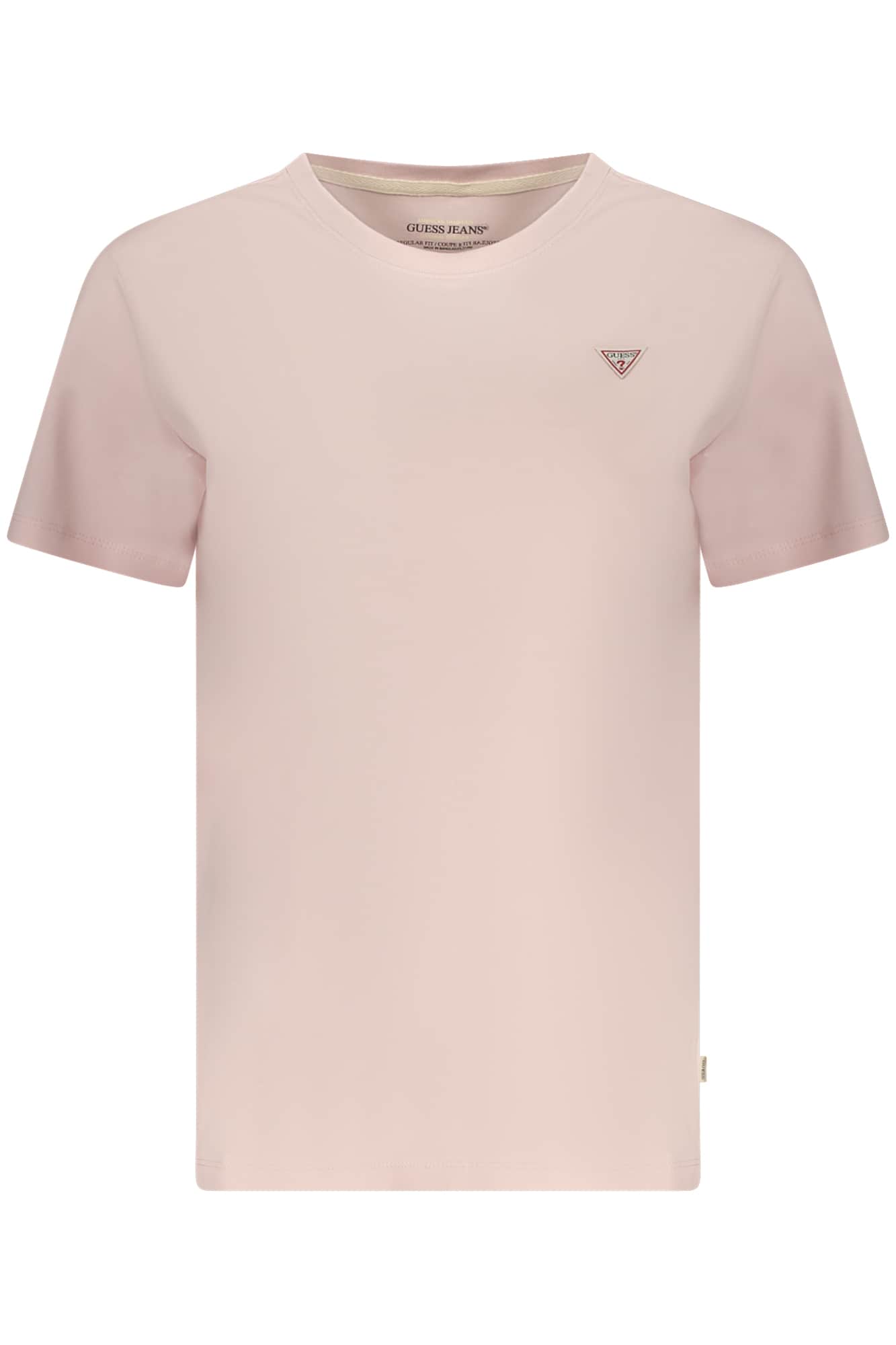 GUESS JEANS DAMEN KURZARM T-SHIRT ROSA