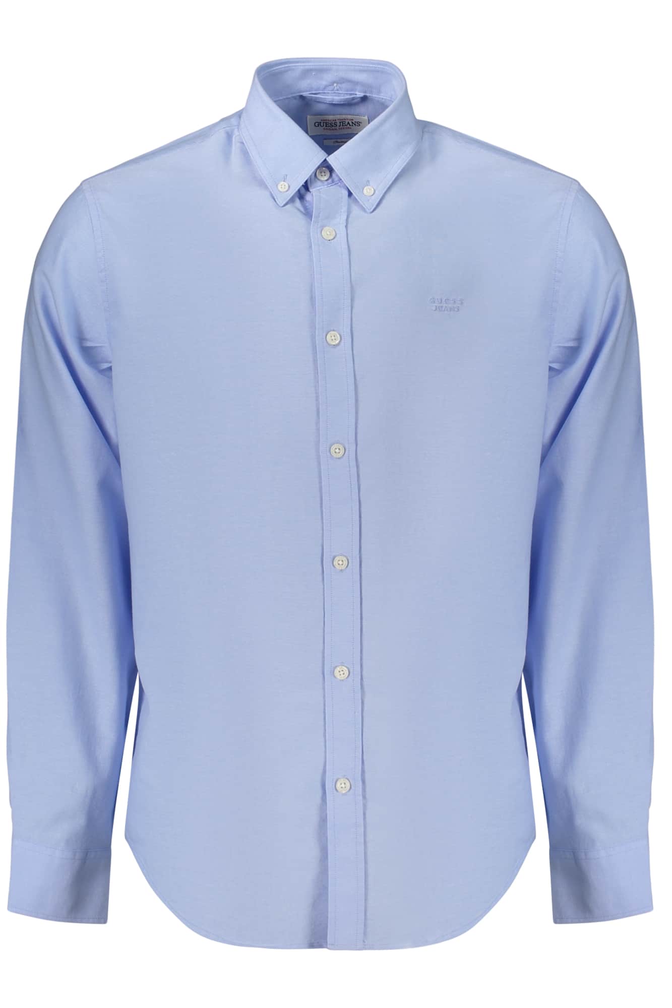 GUESS JEANS HERREN LANGARM SHIRT WEISS