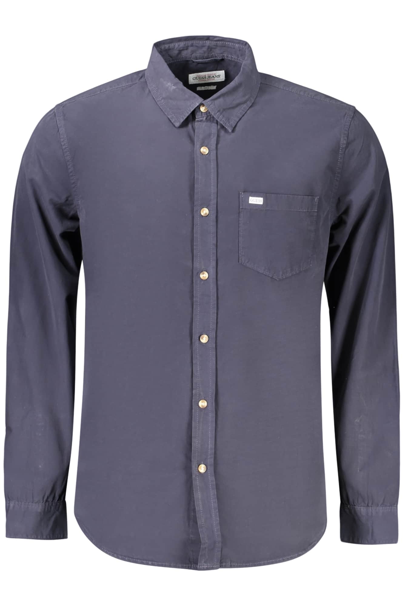 GUESS JEANS HERREN LANGARM SHIRT SCHWARZ