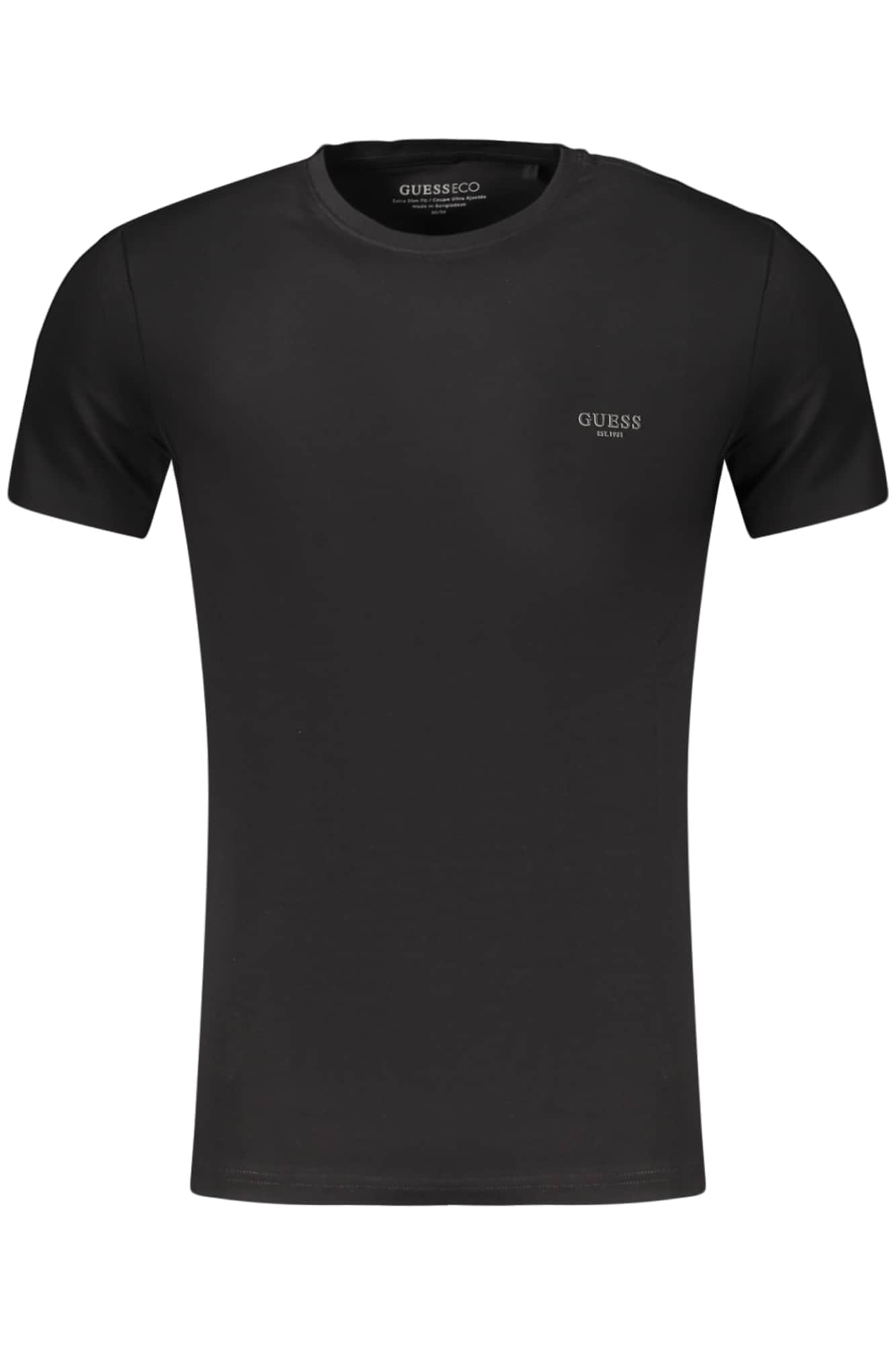 GUESS JEANS HERREN KURZARM T-SHIRT SCHWARZ