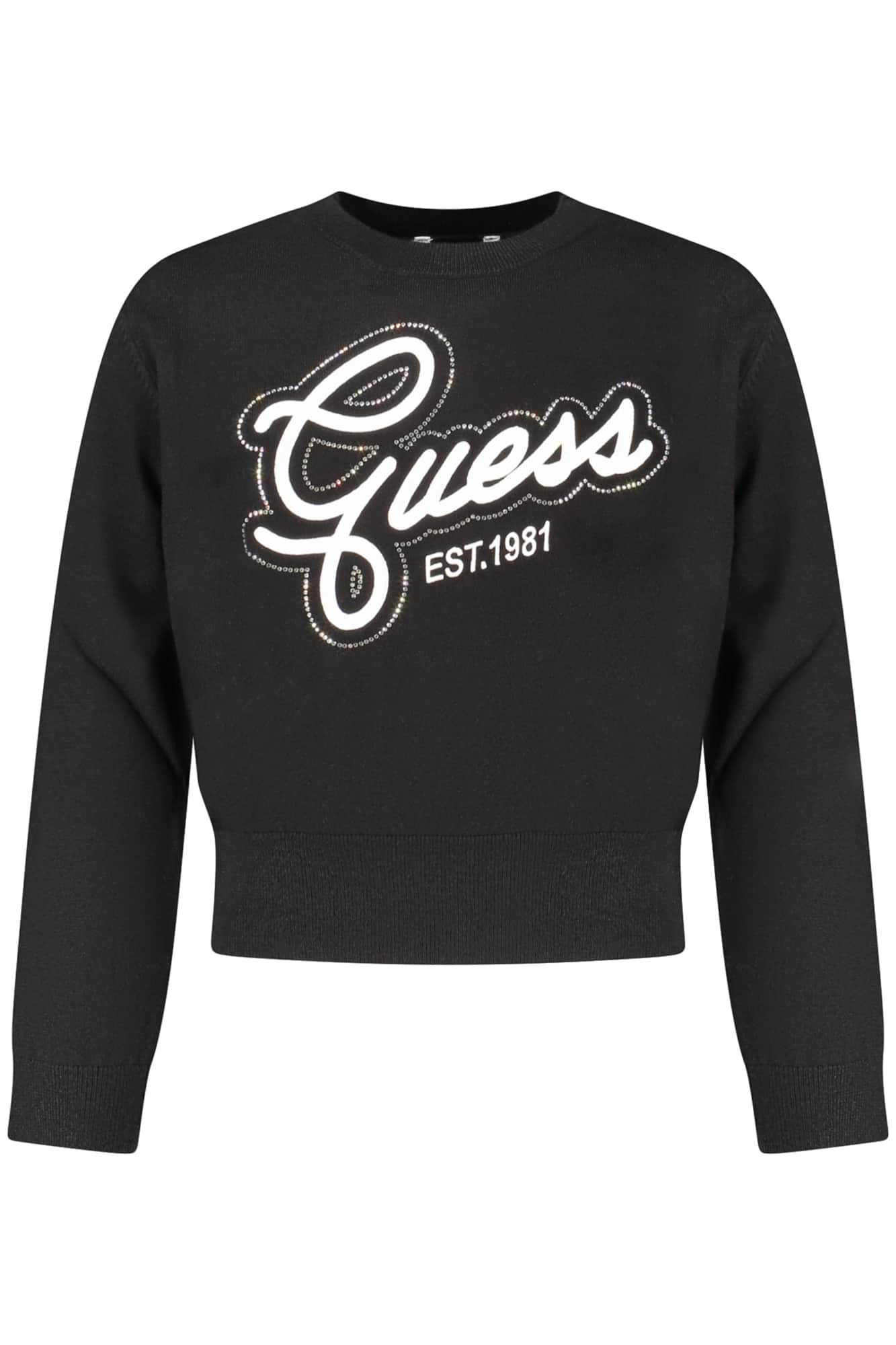GUESS JEANS SCHWARZ PULLOVER FÜR MÄDCHEN