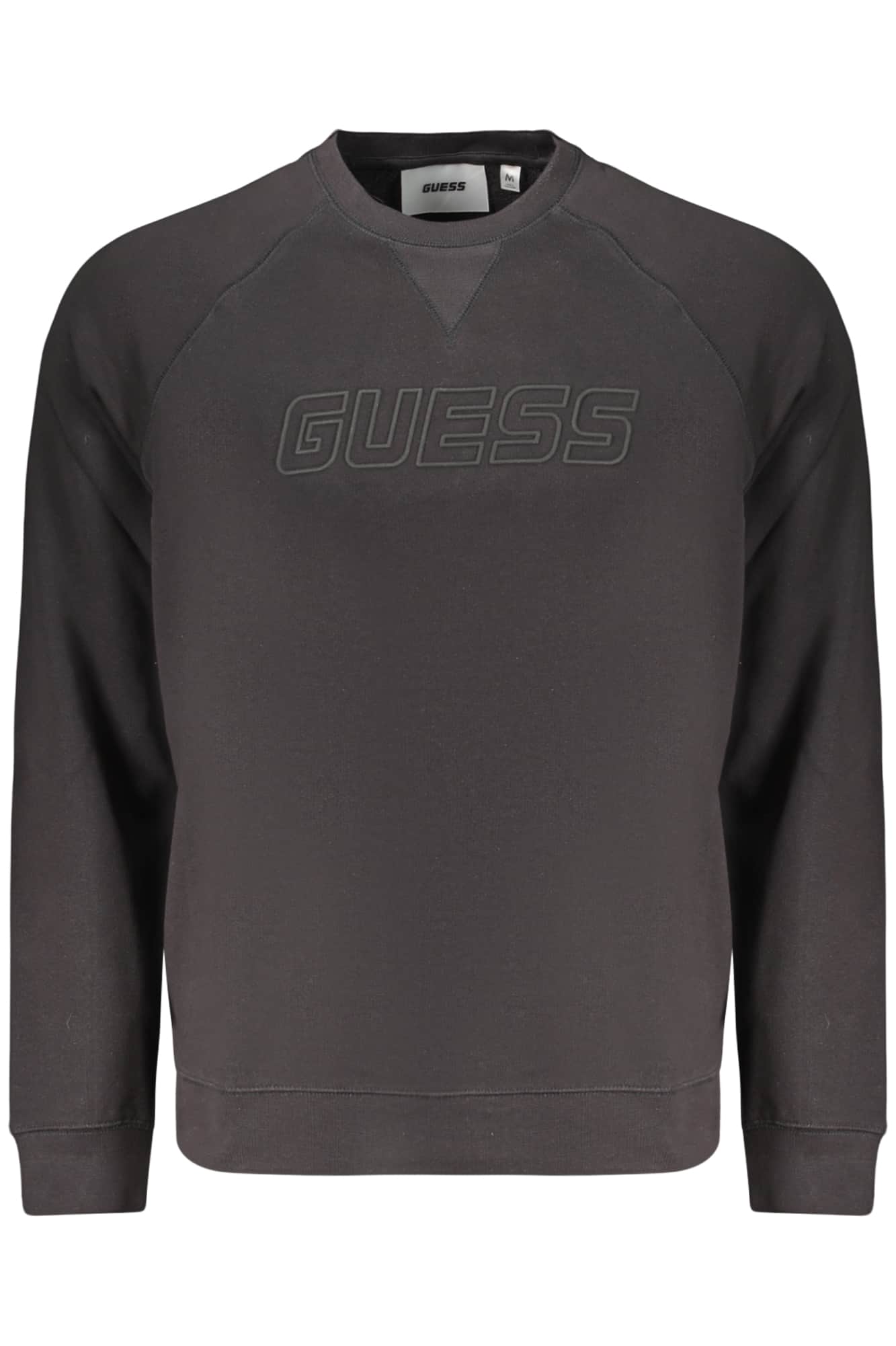 GUESS JEANS HERREN SCHWARZ MIT REISSVERSCHLUSS SWEATSHIRT