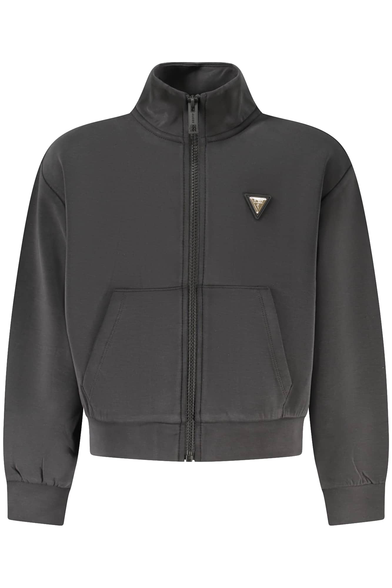 GUESS JEANS MIT REISSVERSCHLUSS SWEATSHIRT FÜR MÄDCHEN, SCHWARZ