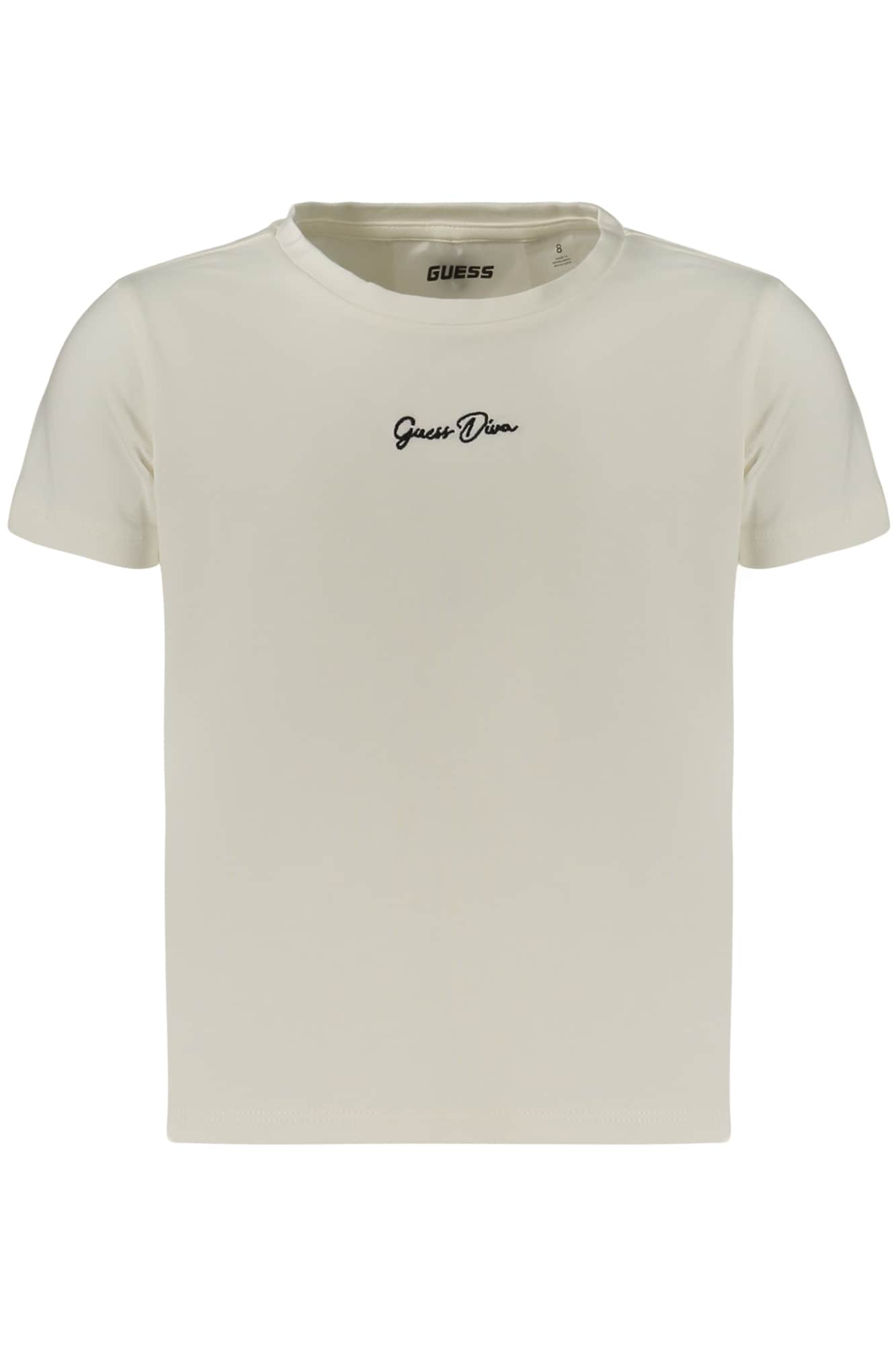 GUESS JEANS KURZARM T-SHIRT FÜR MÄDCHEN, WEISS