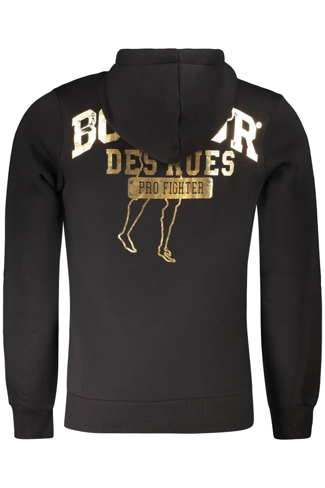 BOXEUR DES RUES HERREN ROT MIT REISSVERSCHLUSS SWEATSHIRT