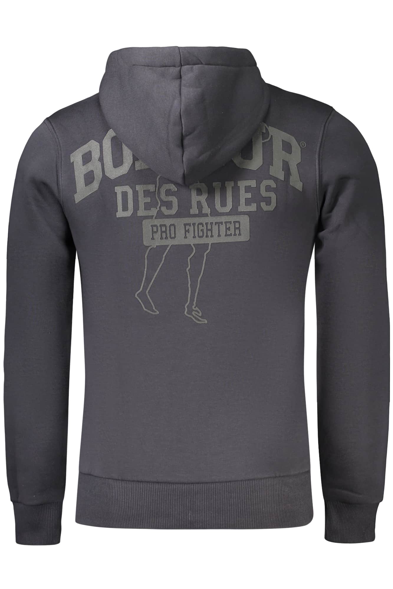 BOXEUR DES RUES HERREN ROT MIT REISSVERSCHLUSS SWEATSHIRT