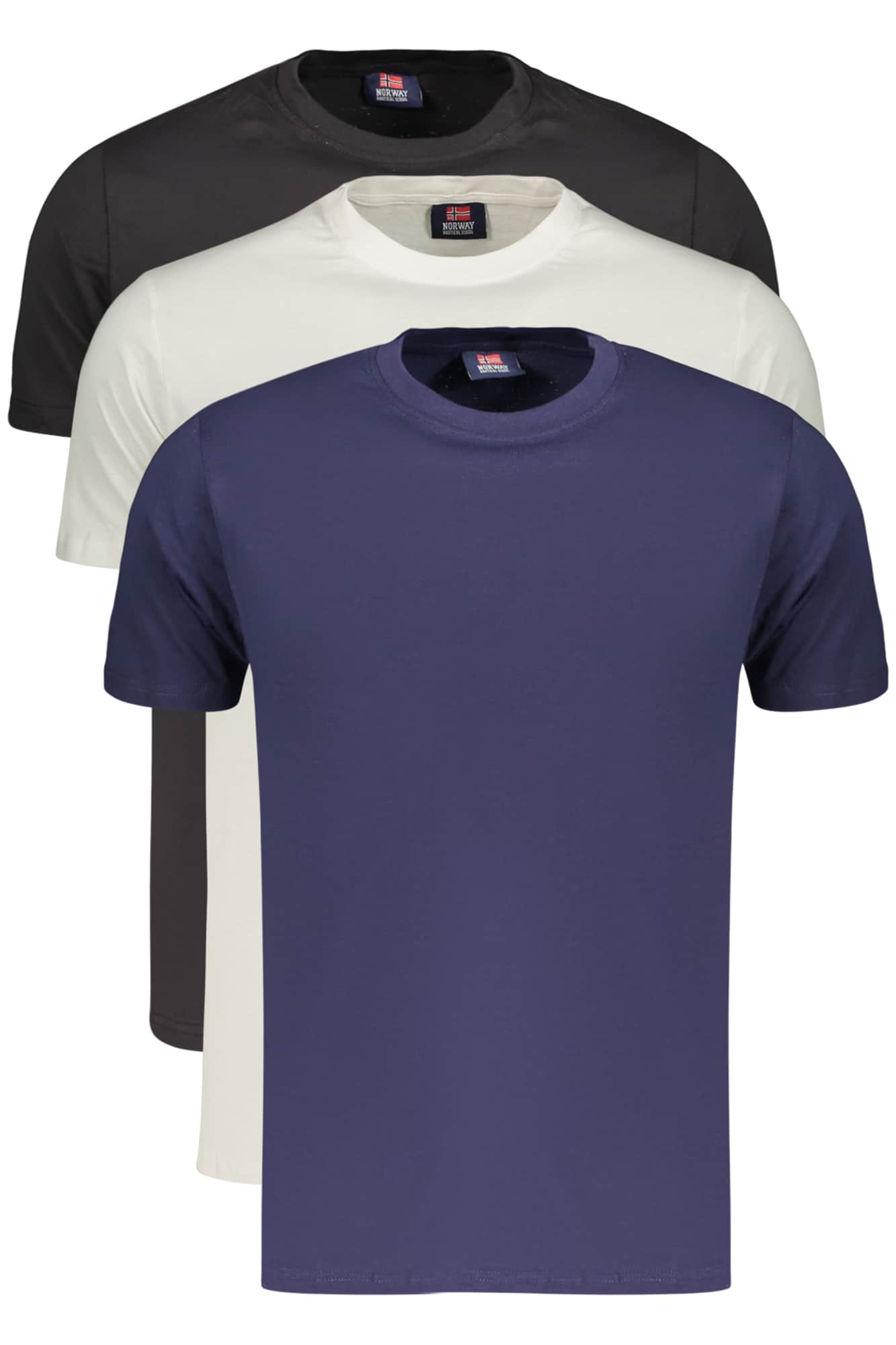 NORWAY 1963 HERREN KURZARM T-SHIRT SCHWARZ