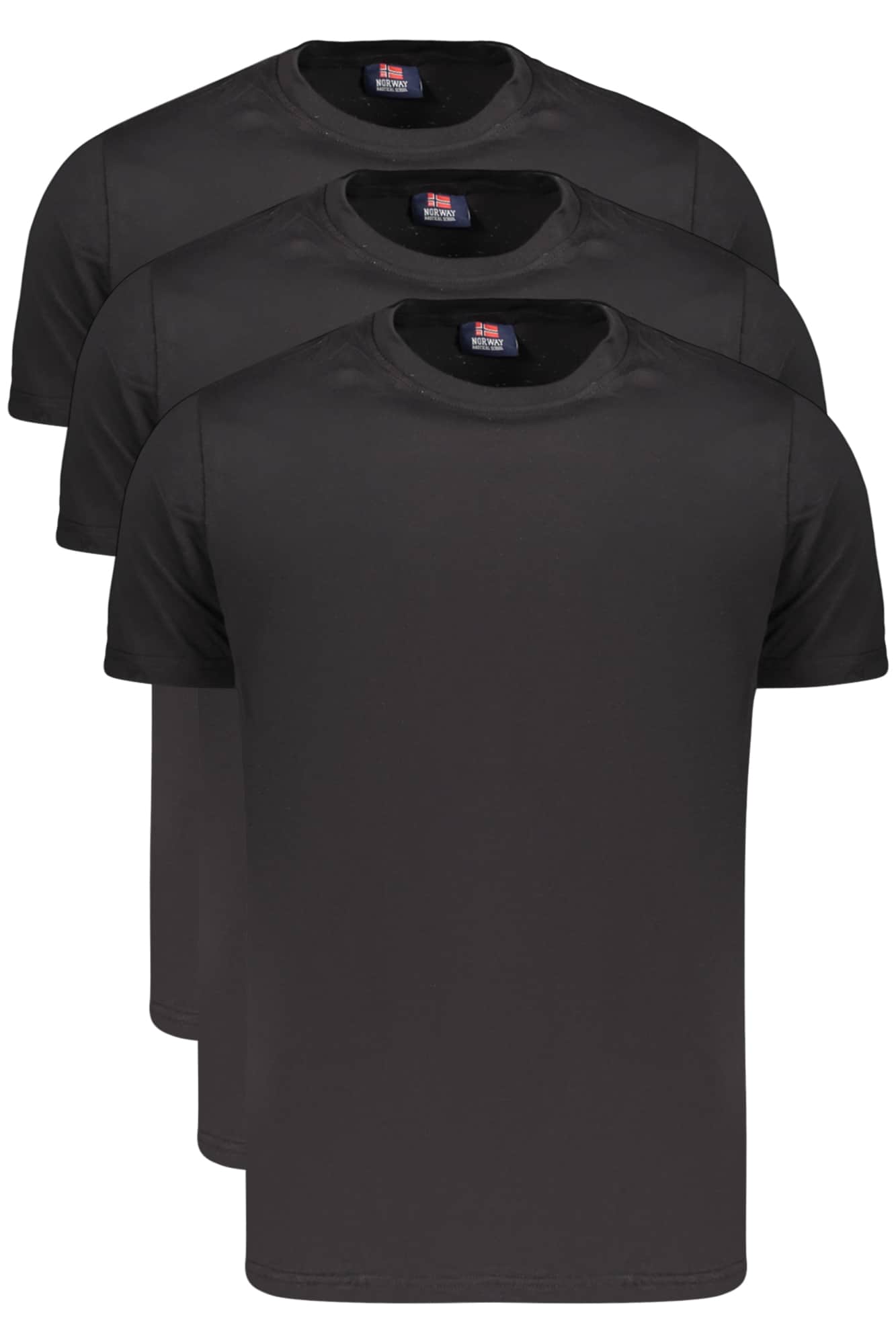 NORWAY 1963 HERREN KURZARM T-SHIRT SCHWARZ