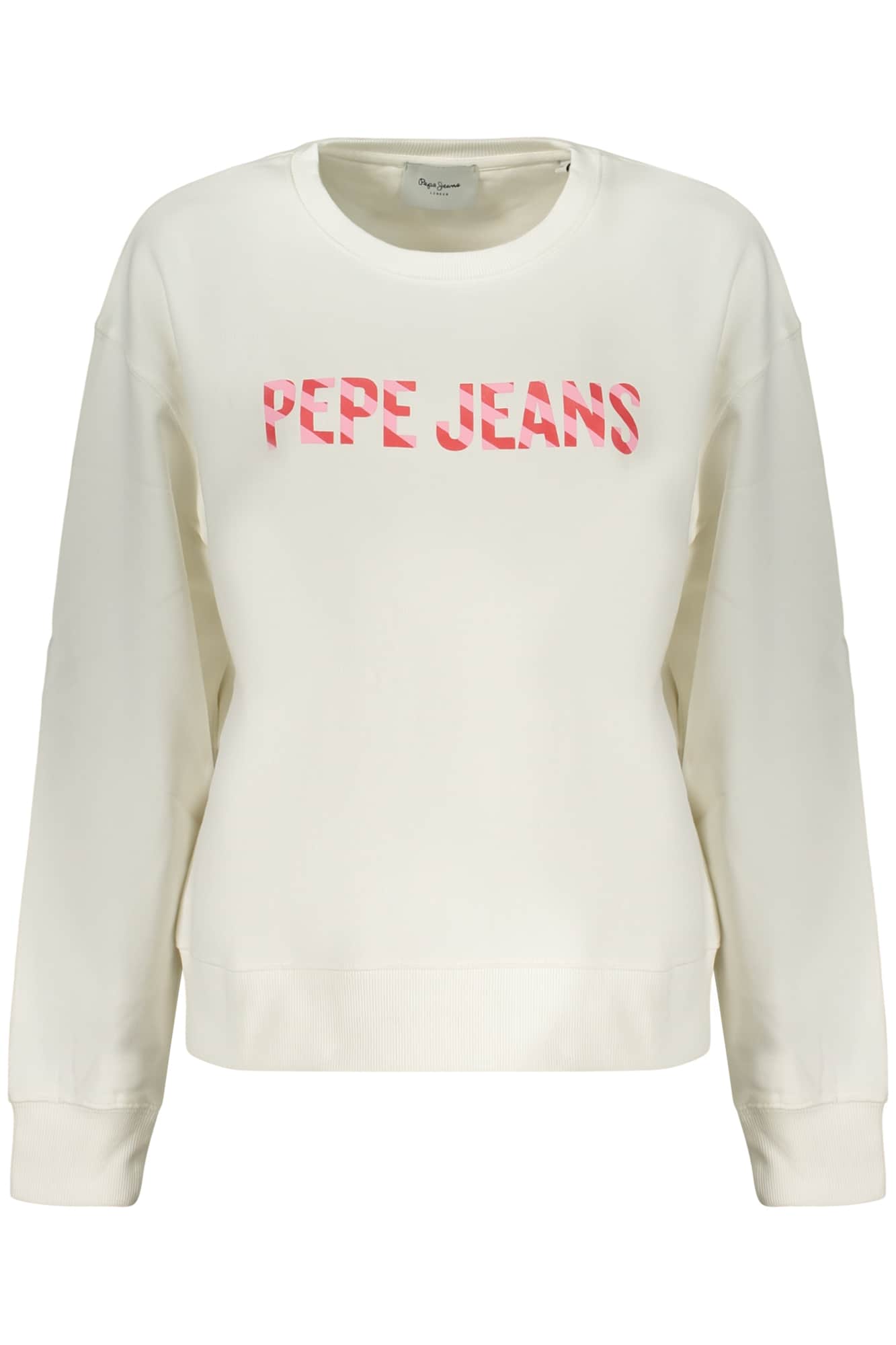 PEPE JEANS DAMEN WEISS MIT REISSVERSCHLUSS SWEATSHIRT