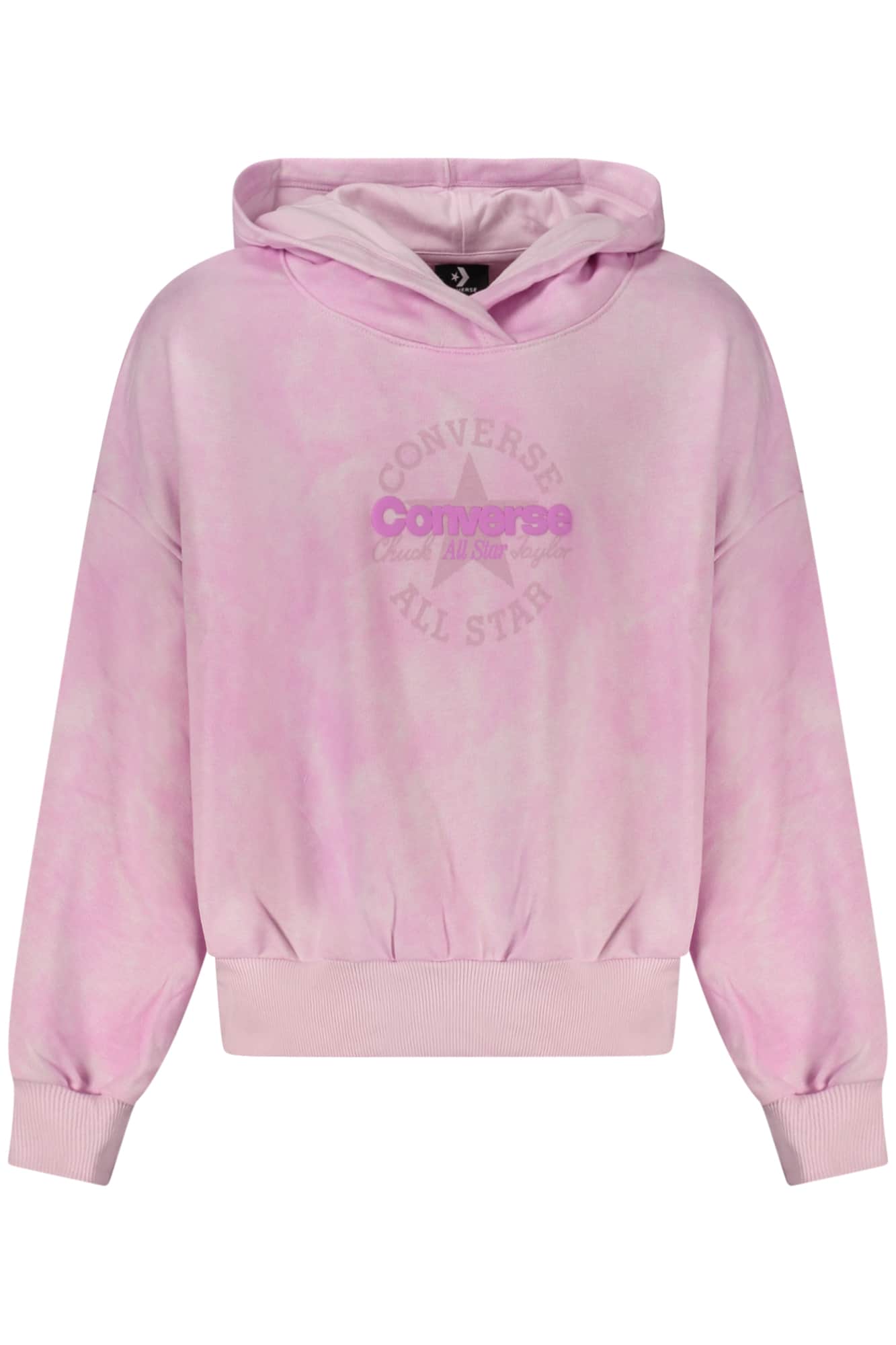 Converse Mädchen Mit Reißverschluss Hoodie, Schwarz