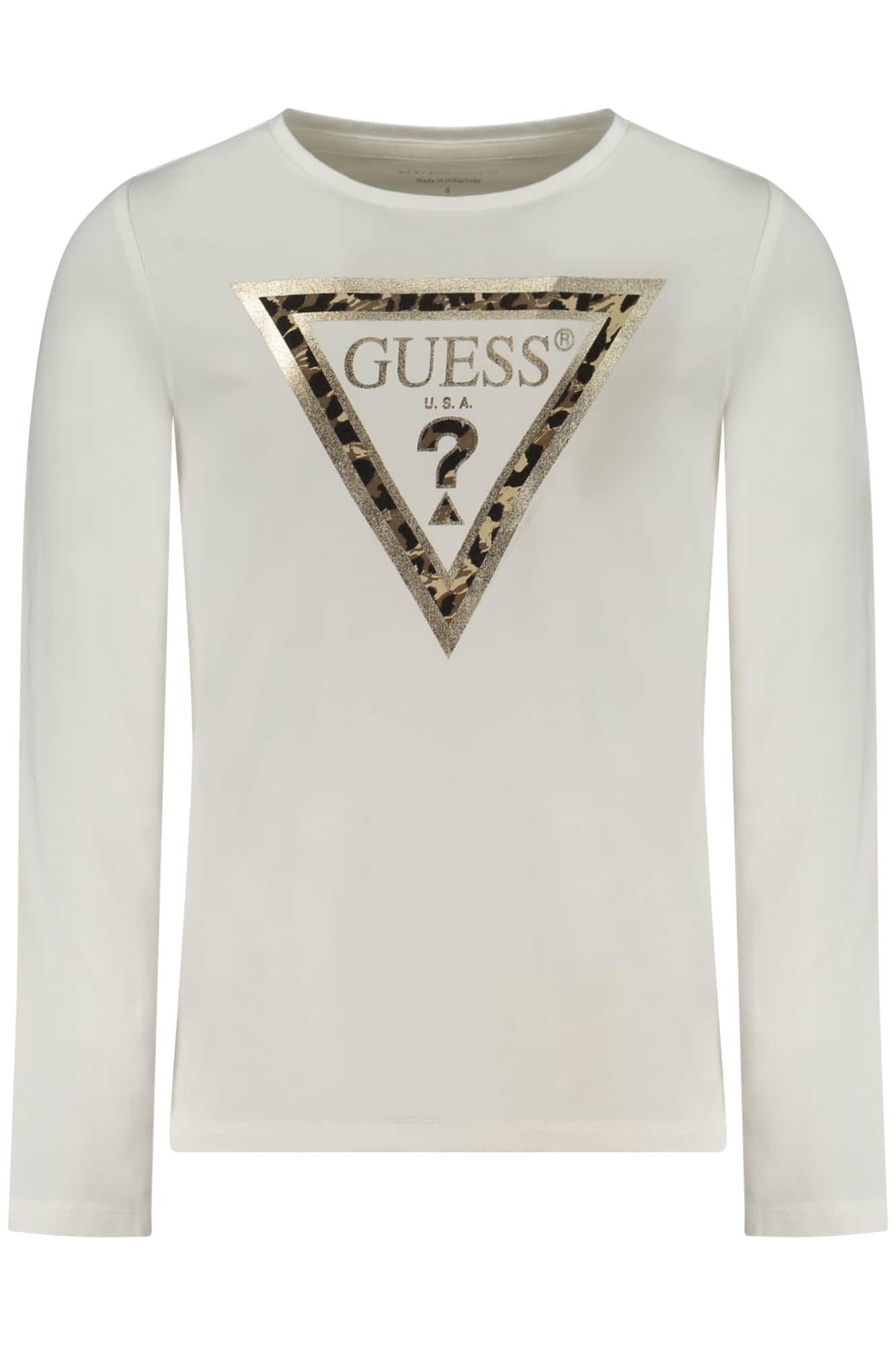 Guess Jeans langarm t-shirt für mädchen, weiss