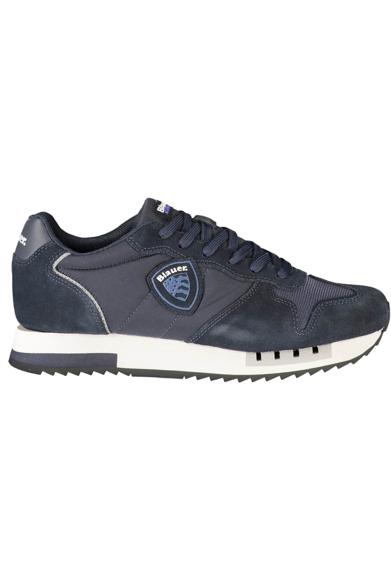 Blauer herren schwarz sportschuhe