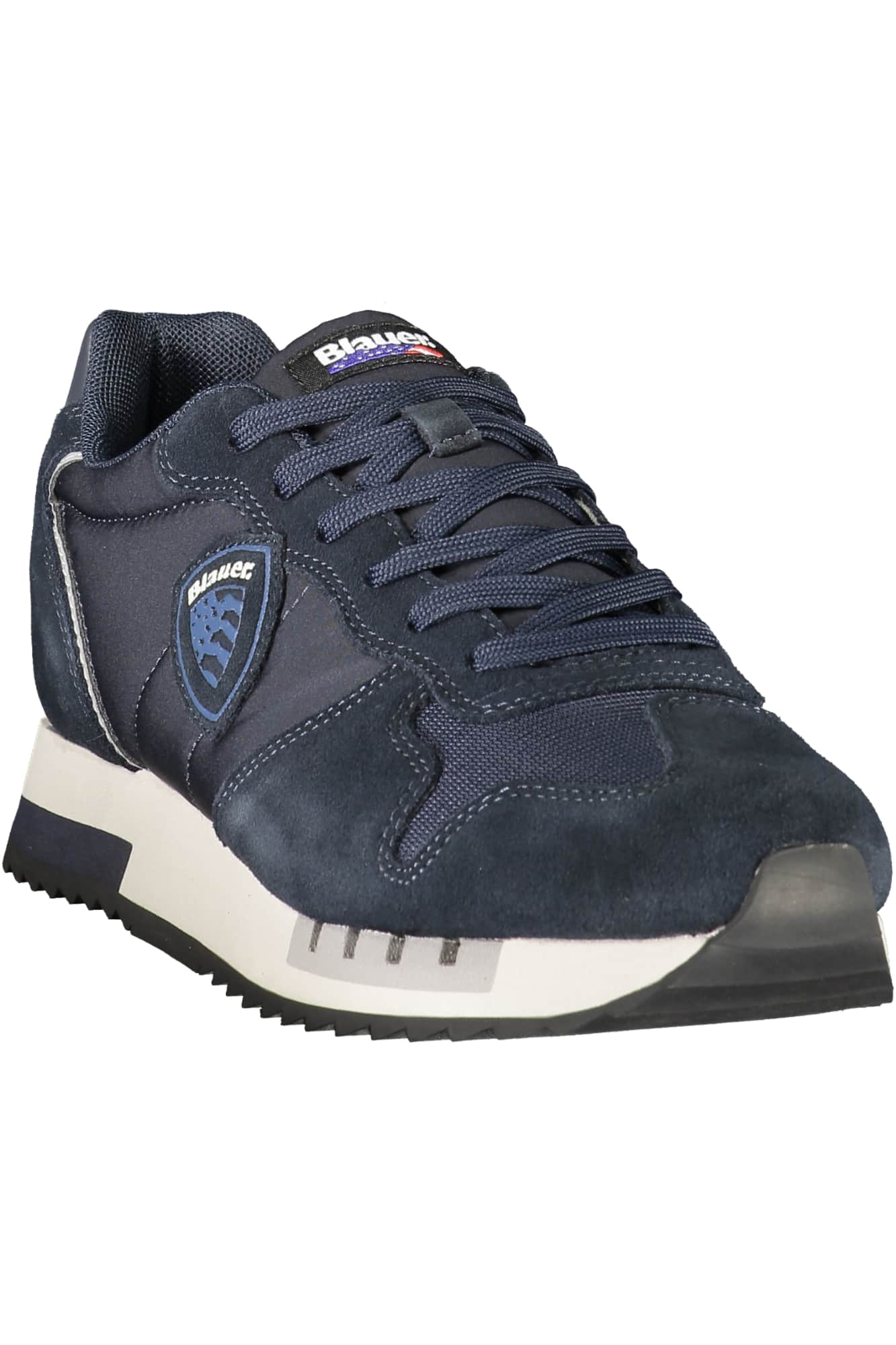 Blauer herren schwarz sportschuhe