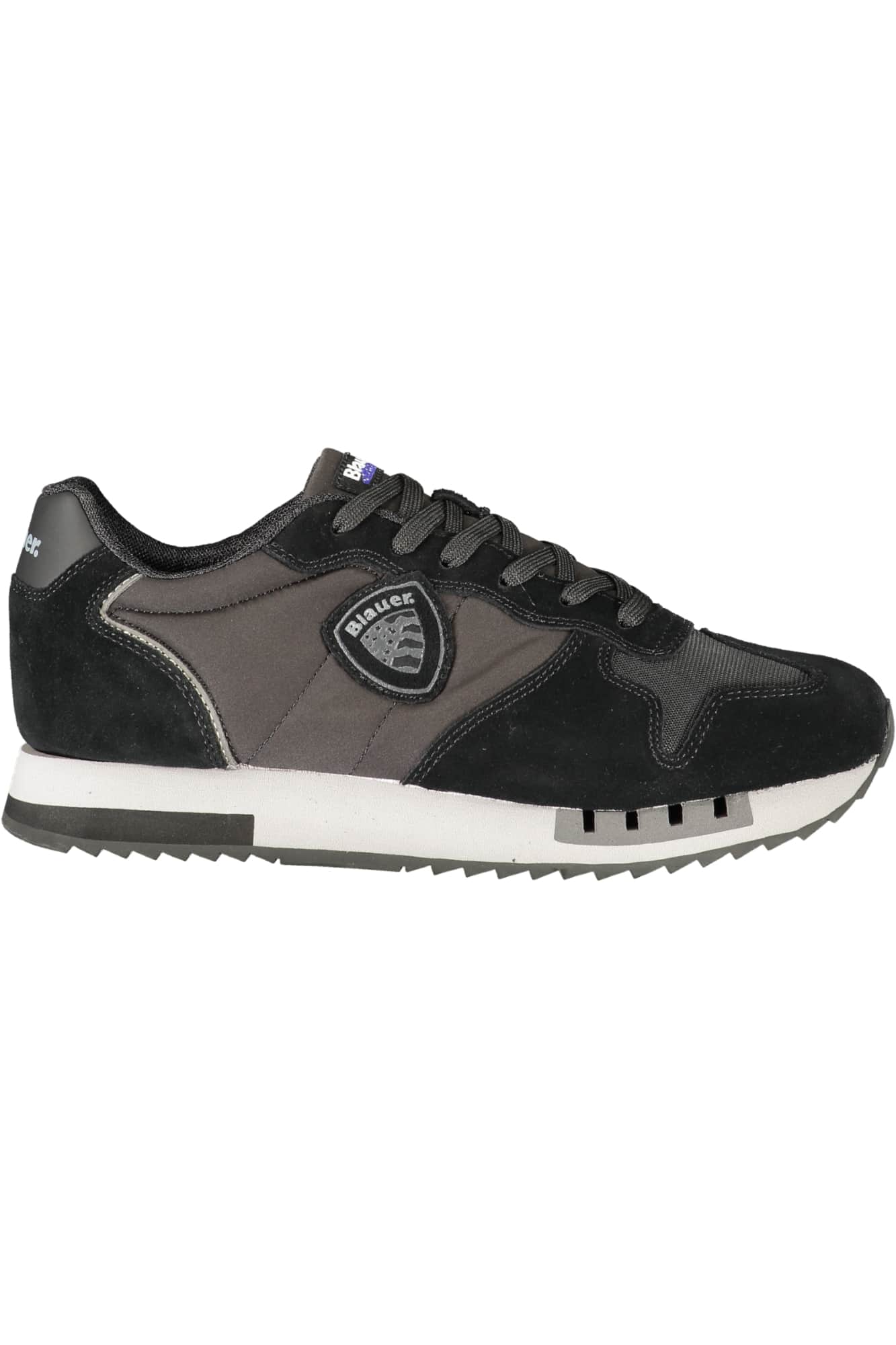 Blauer herren schwarz sportschuhe