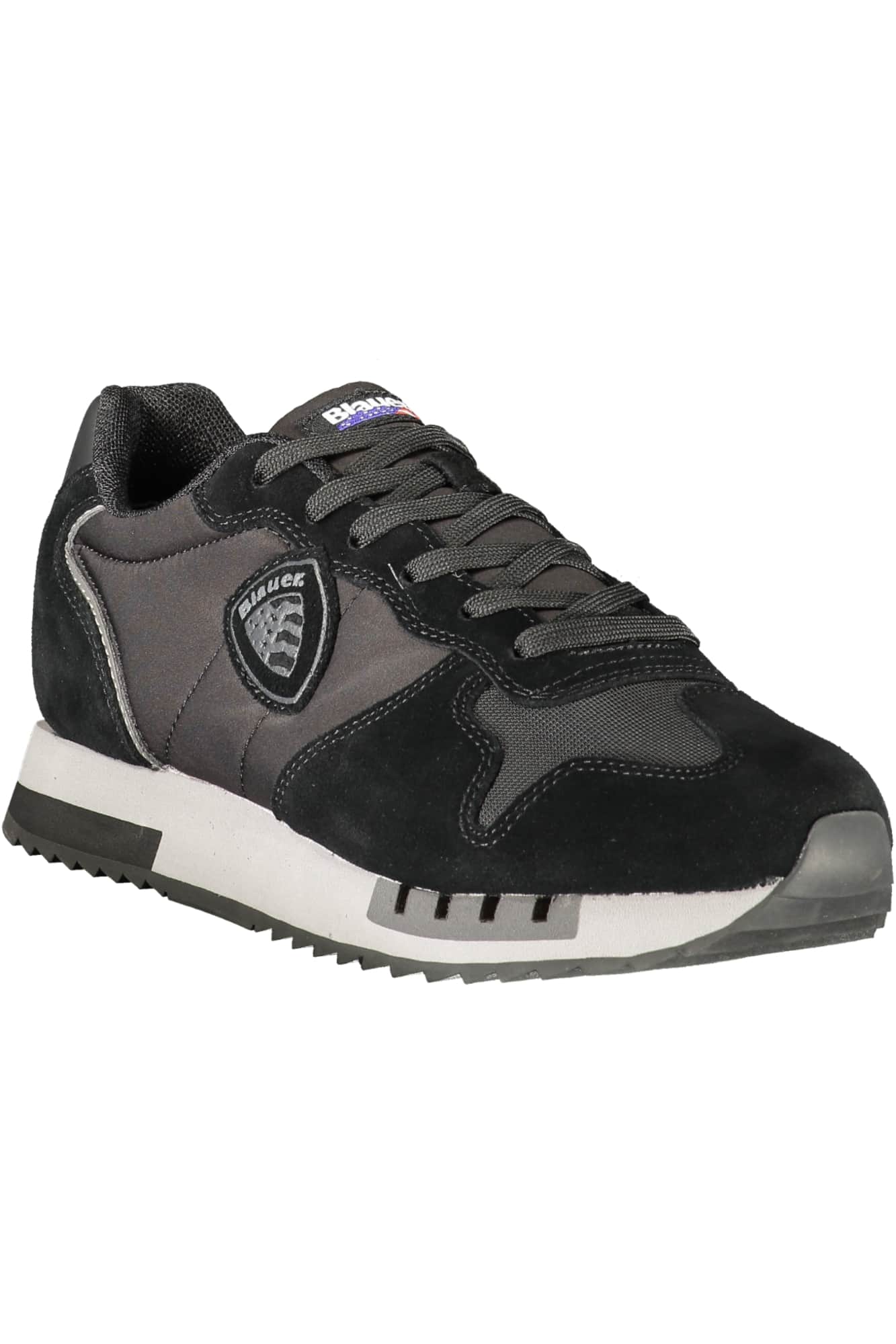 Blauer herren schwarz sportschuhe
