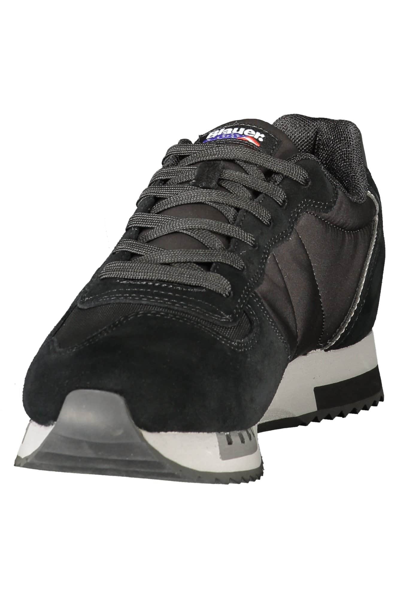 Blauer herren schwarz sportschuhe