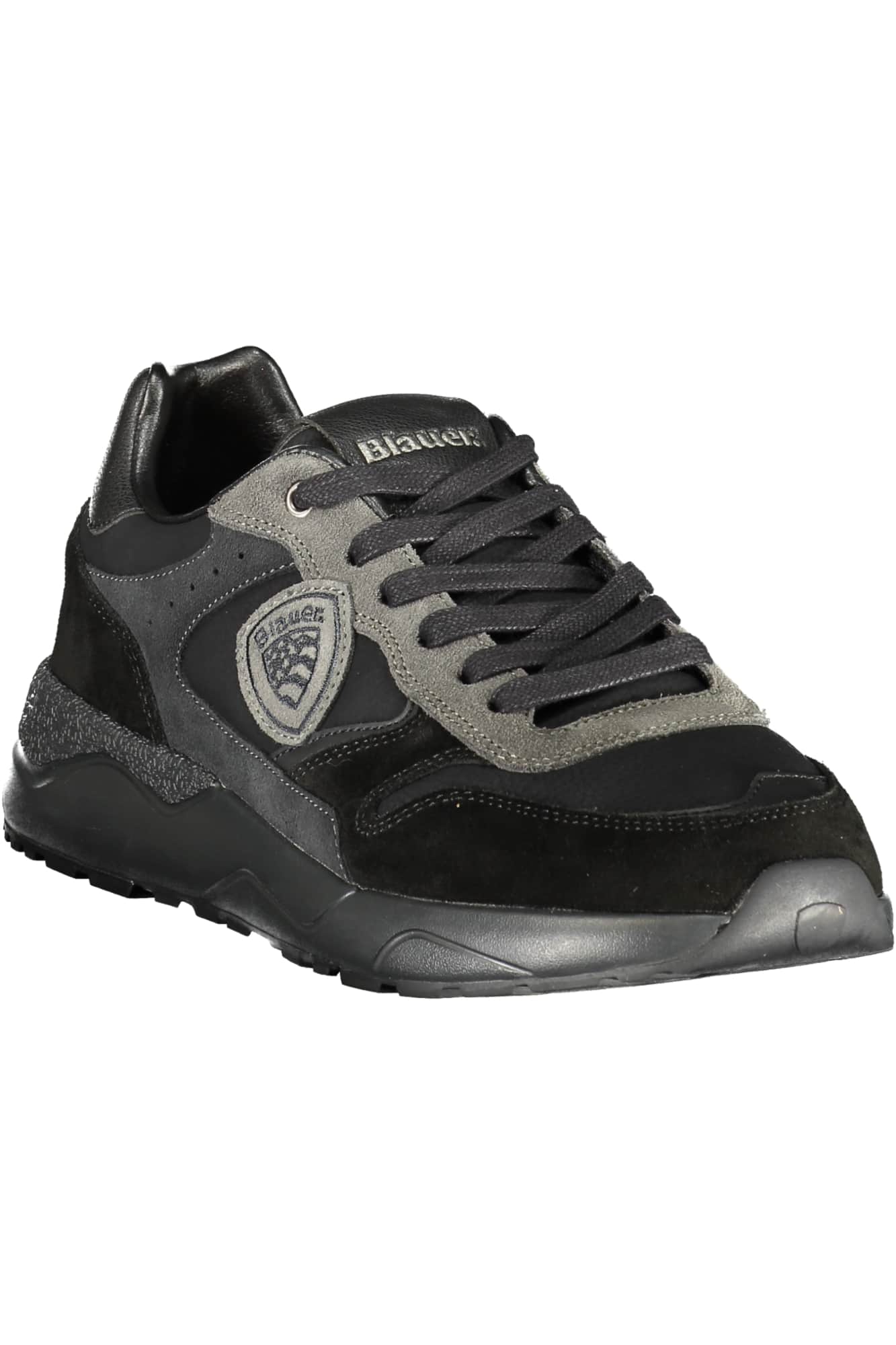 Blauer herren schwarz sportschuhe
