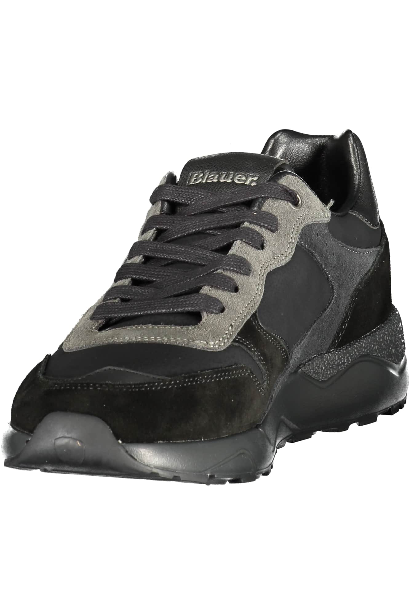 Blauer herren schwarz sportschuhe