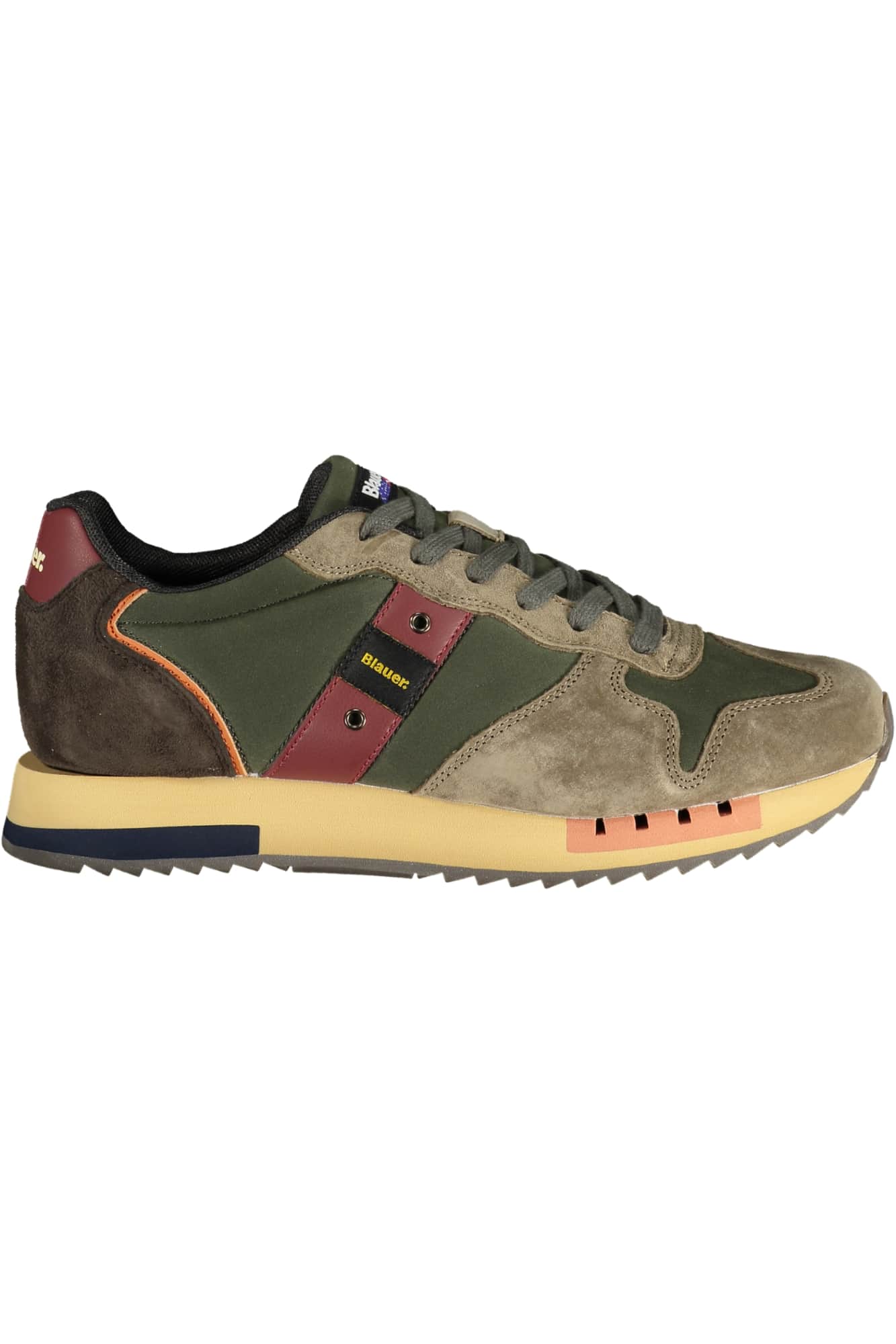 Blauer herren sportschuhe grün