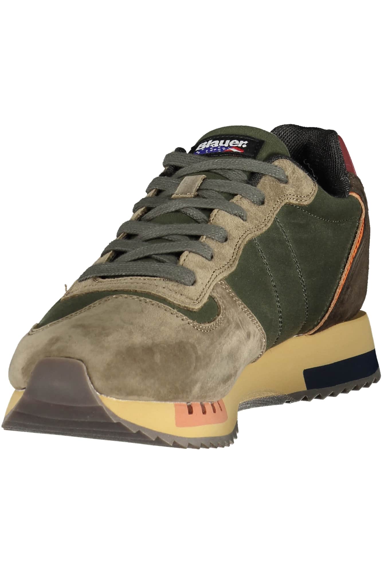Blauer herren sportschuhe grün