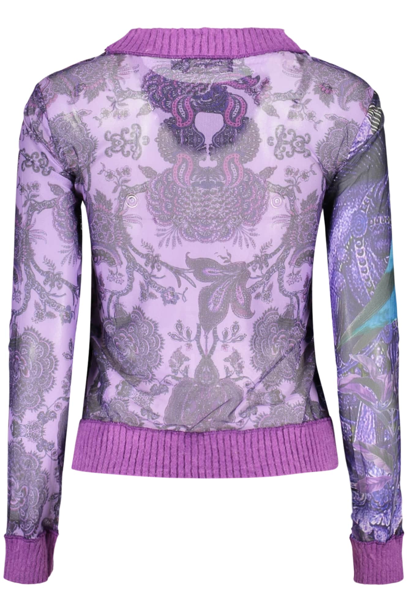Desigual damen lila pullover