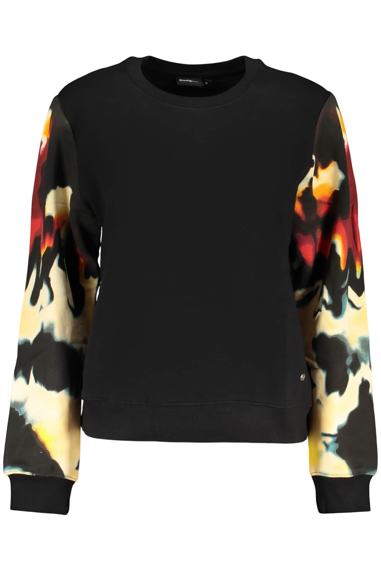 Desigual damen schwarz mit reissverschluss sweatshirt