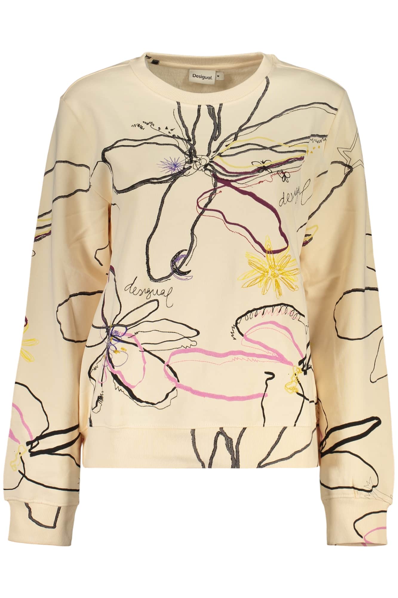 Desigual damen rosa mit reissverschluss sweatshirt