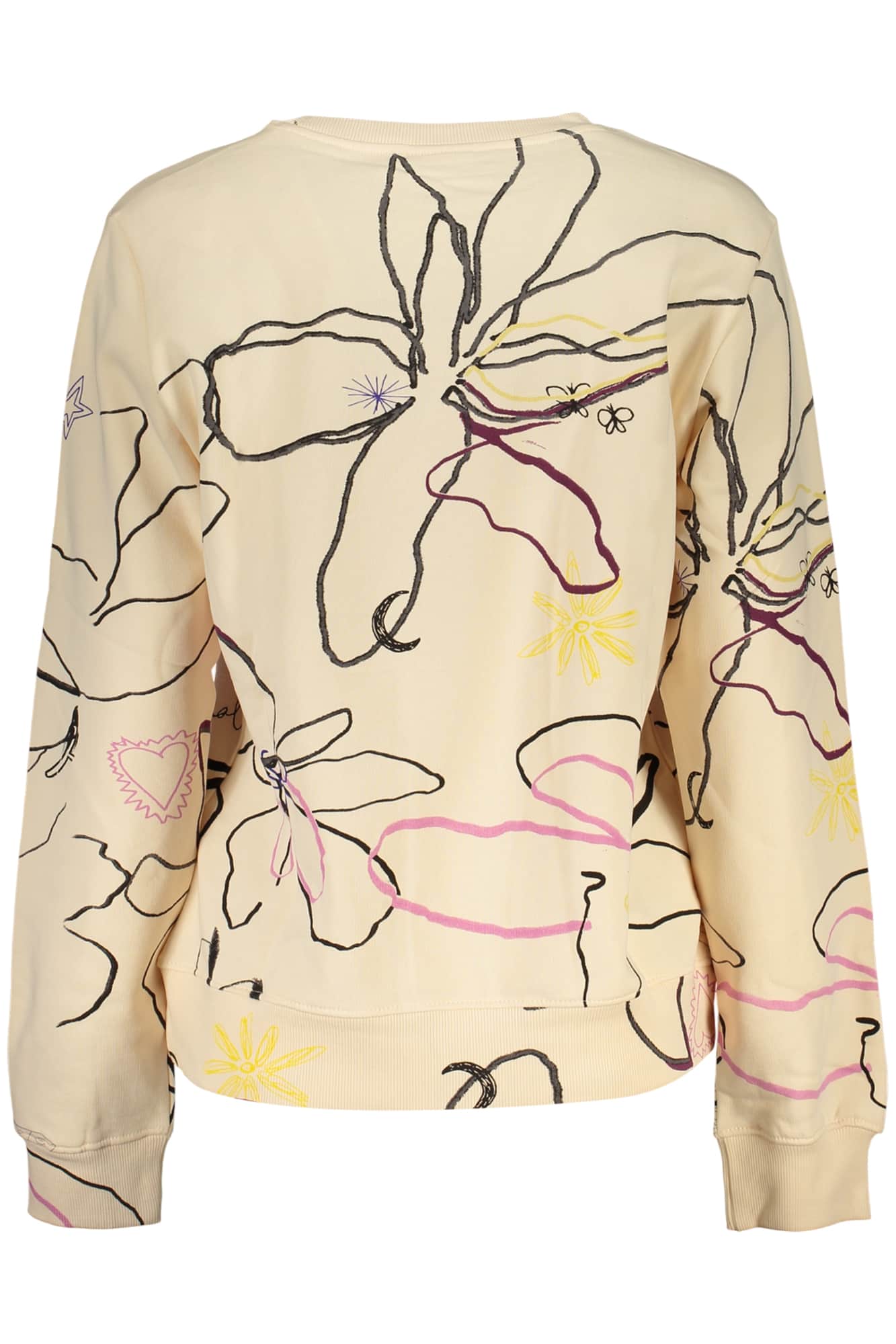 Desigual damen rosa mit reissverschluss sweatshirt