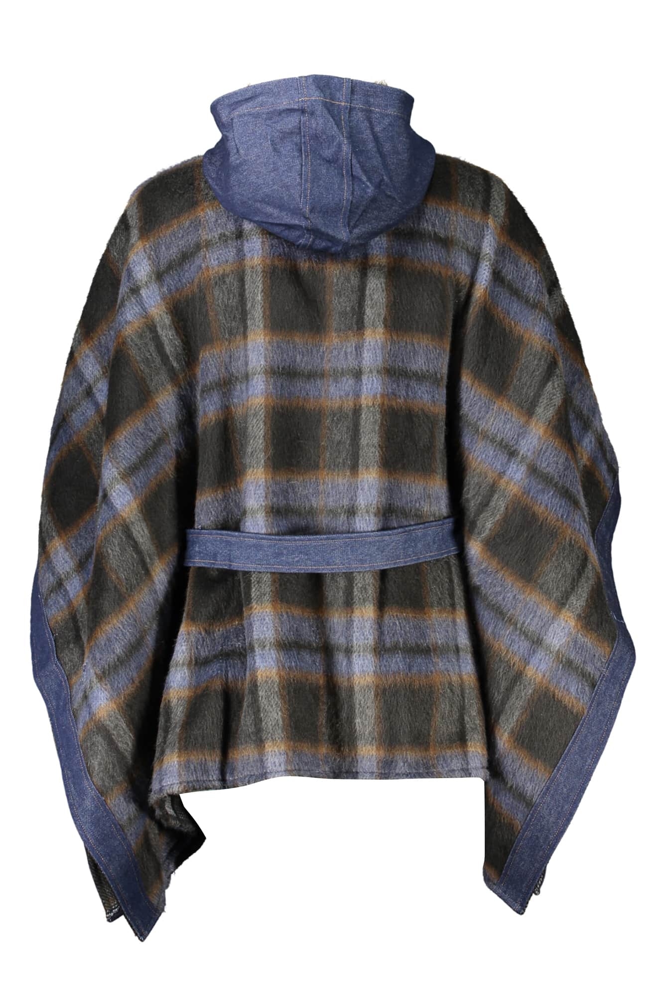 Desigual poncho damen blau