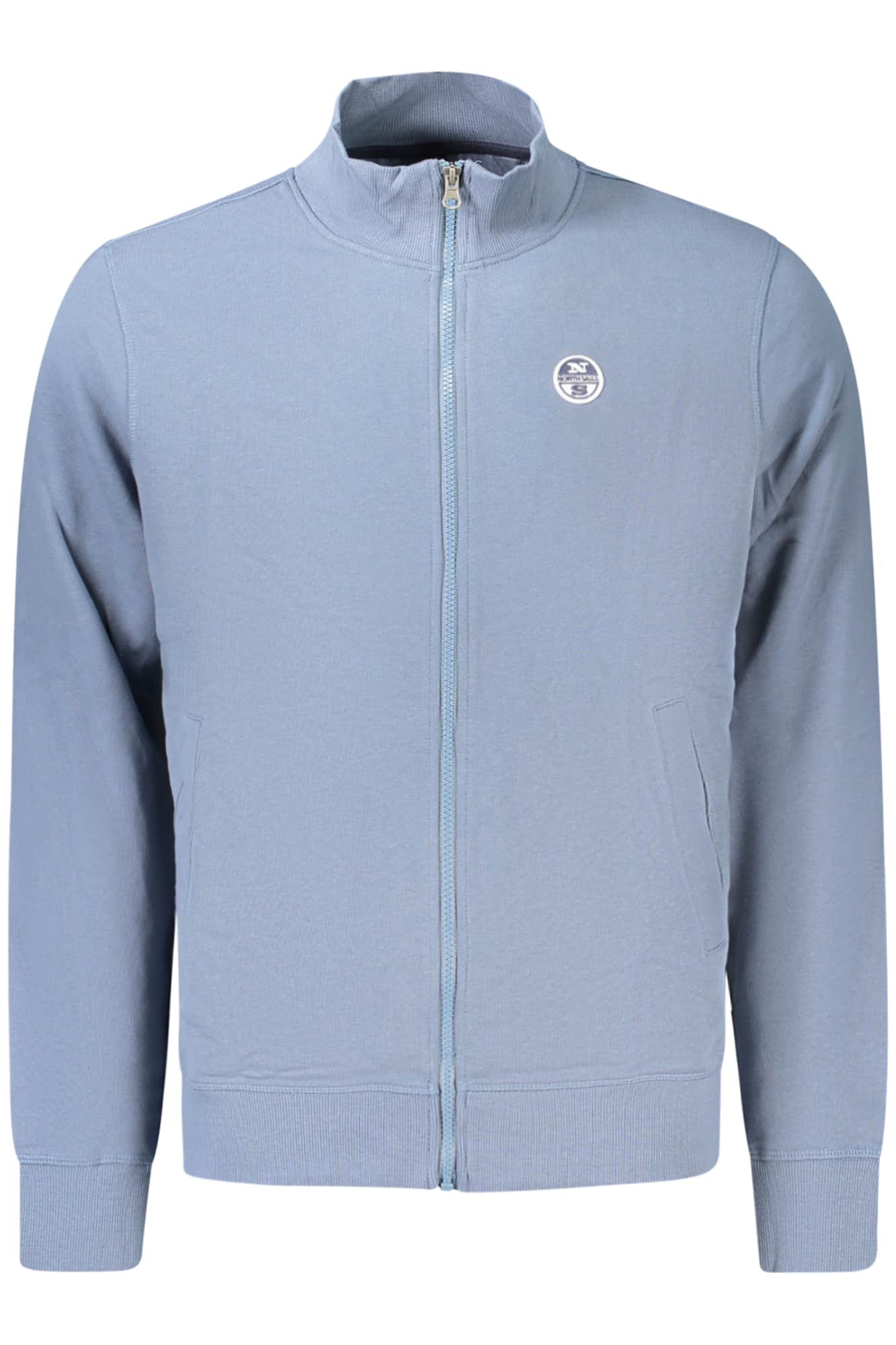 North Sails herren weiss mit reissverschluss sweatshirt