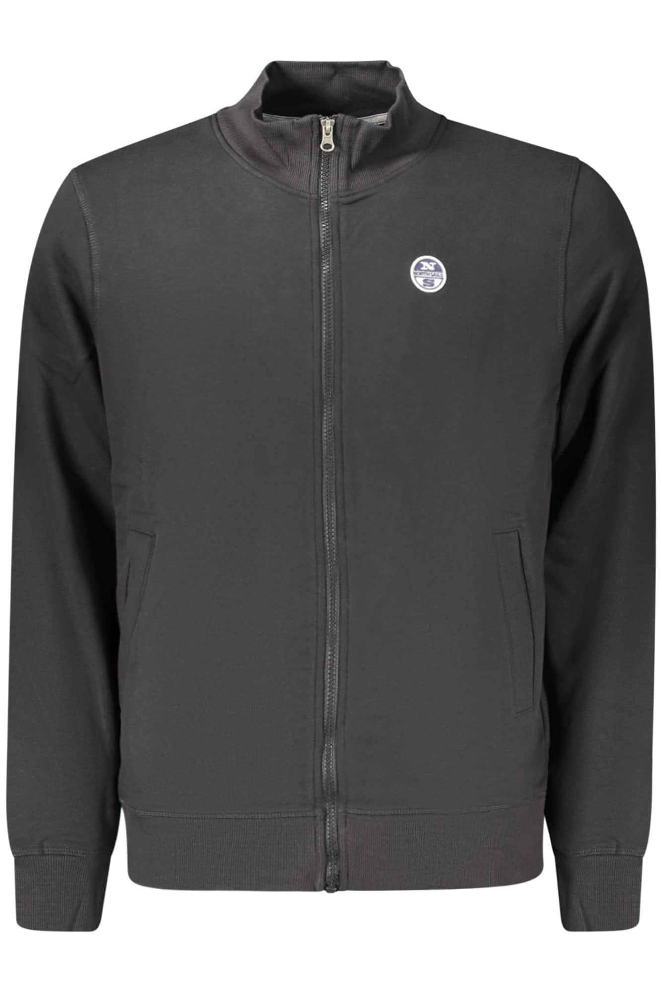 North Sails herren weiss mit reissverschluss sweatshirt