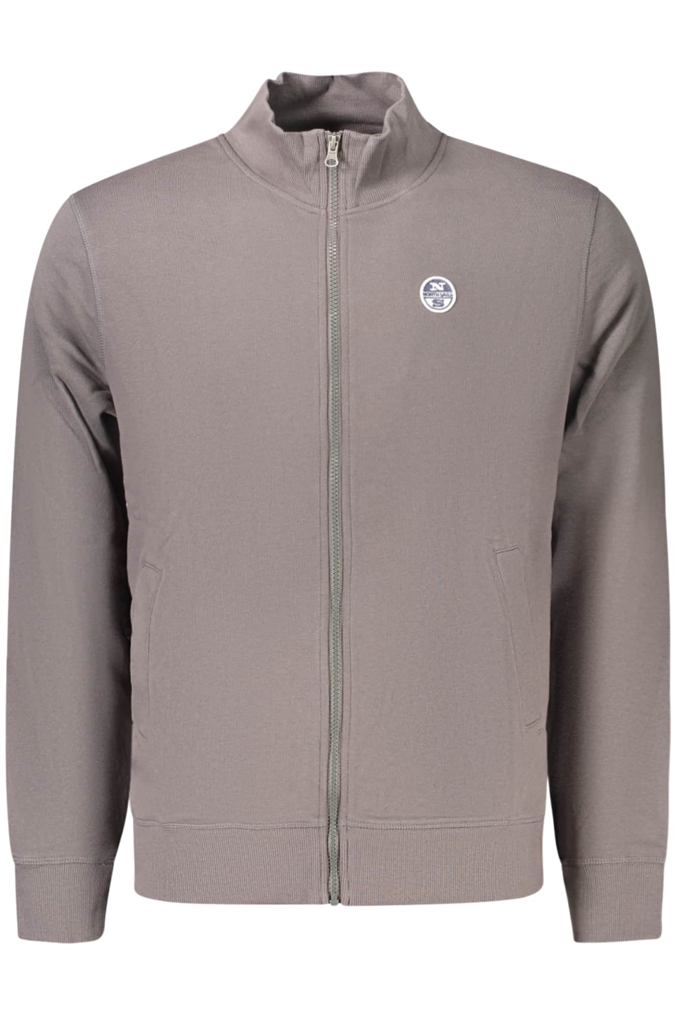 North Sails herren weiss mit reissverschluss sweatshirt