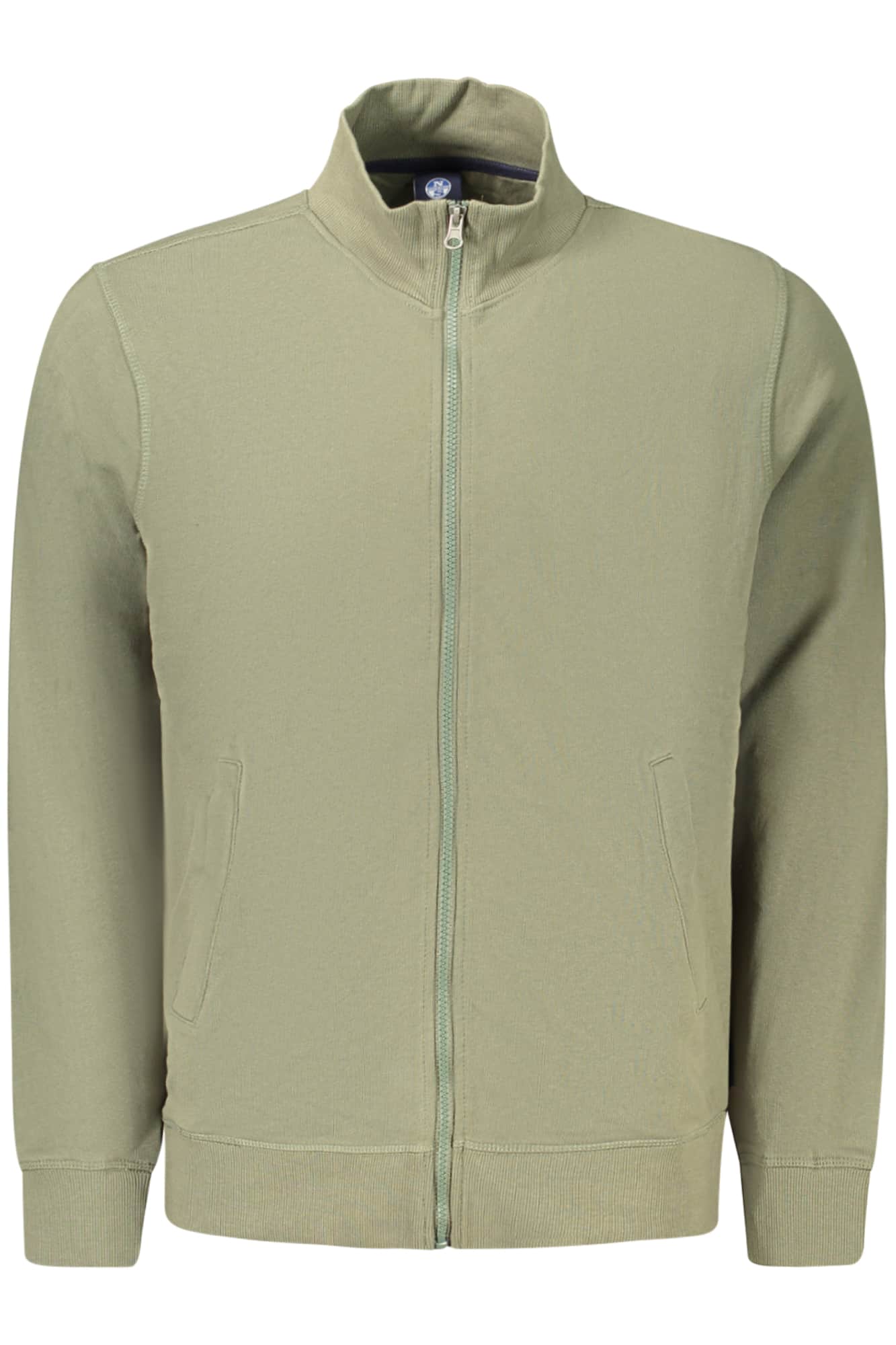 North Sails herren weiss mit reissverschluss sweatshirt