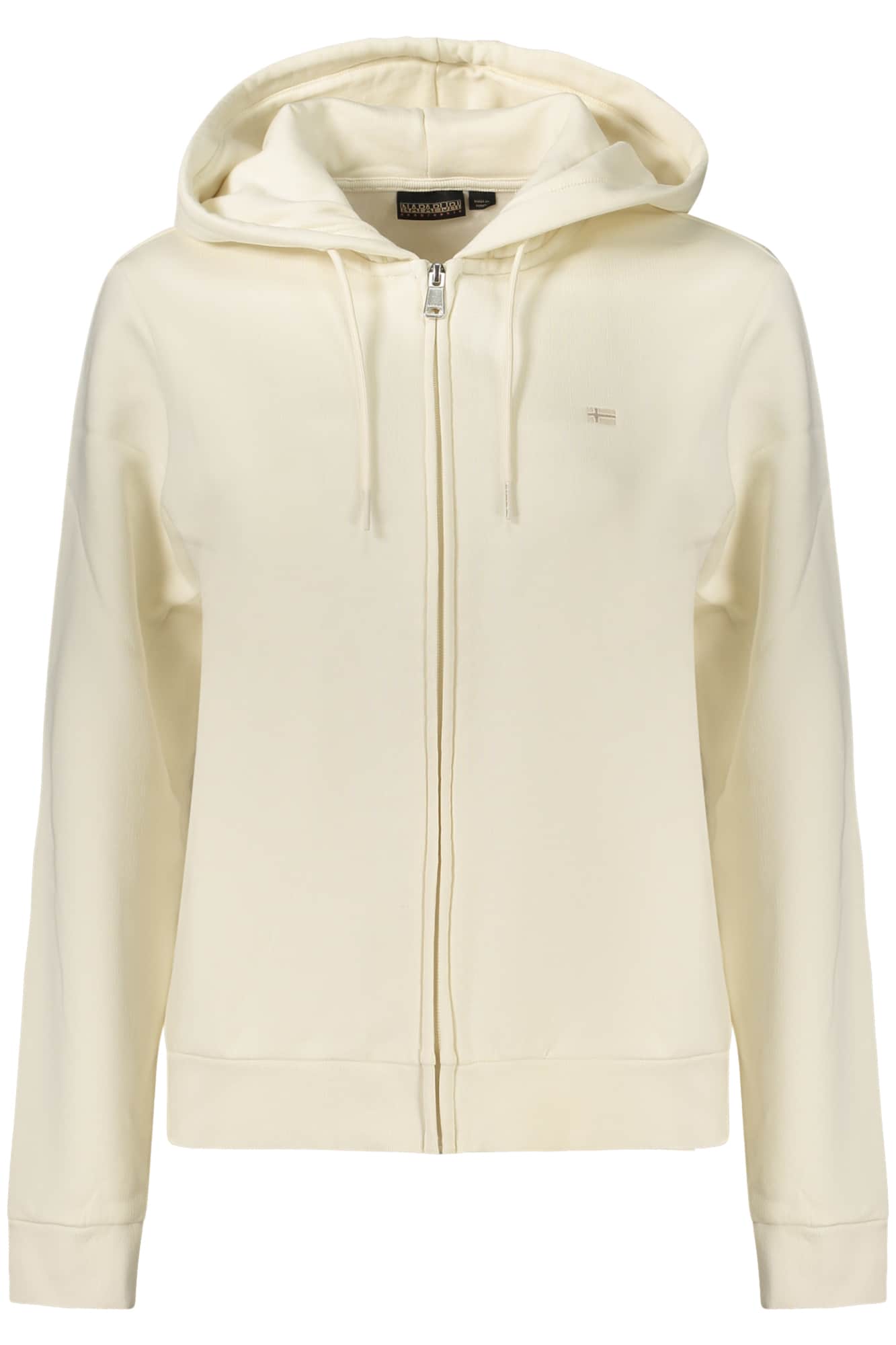 Napapijri damen mit reissverschluss sweatshirt weiss