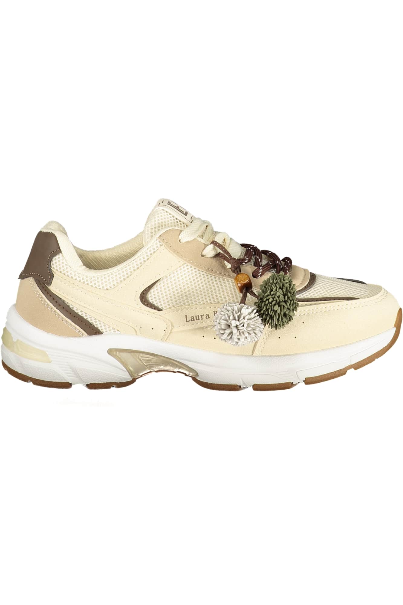 Laura Biagiotti damen beige sportschuhe