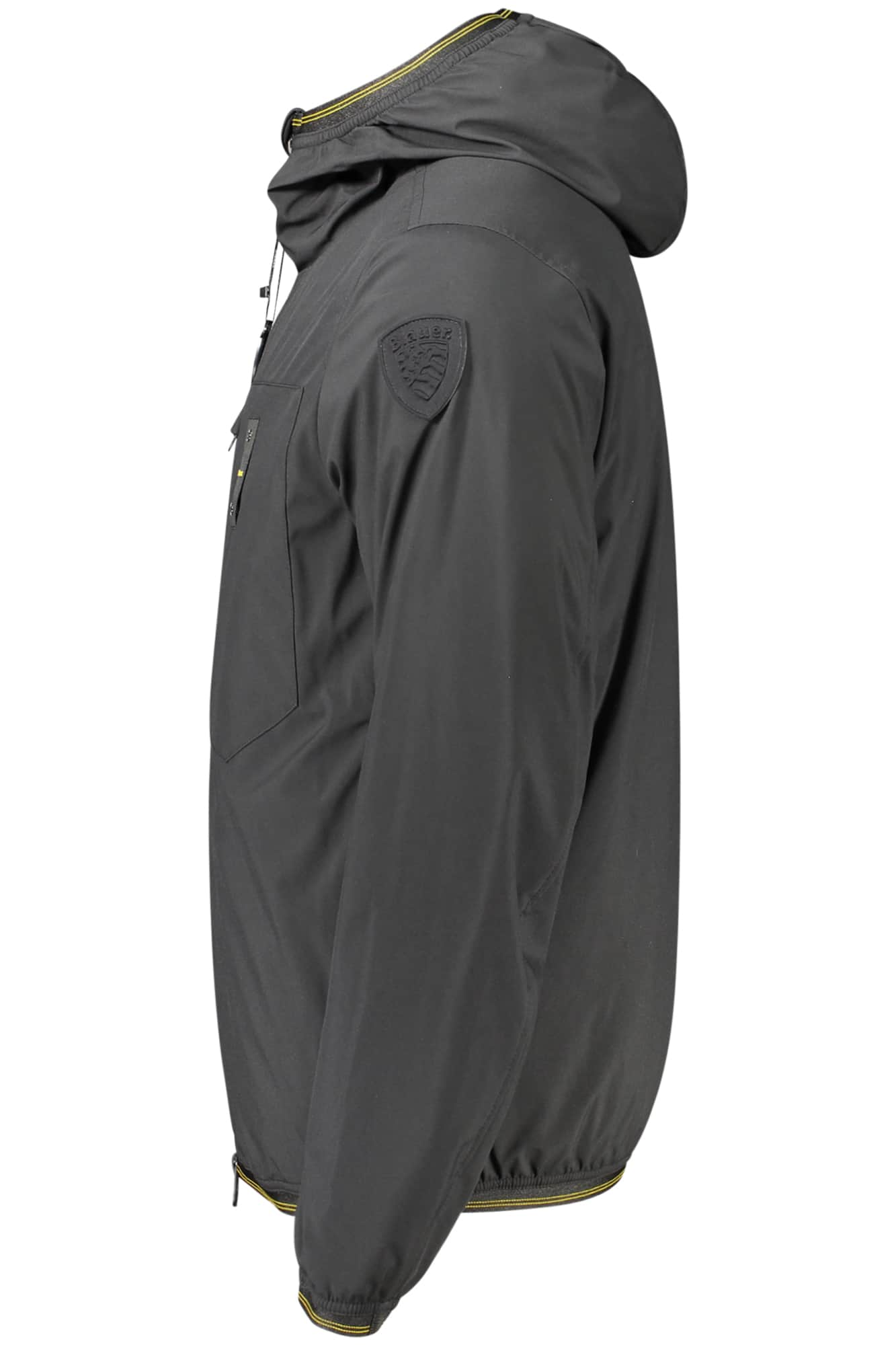Blauer herren schwarz jacke