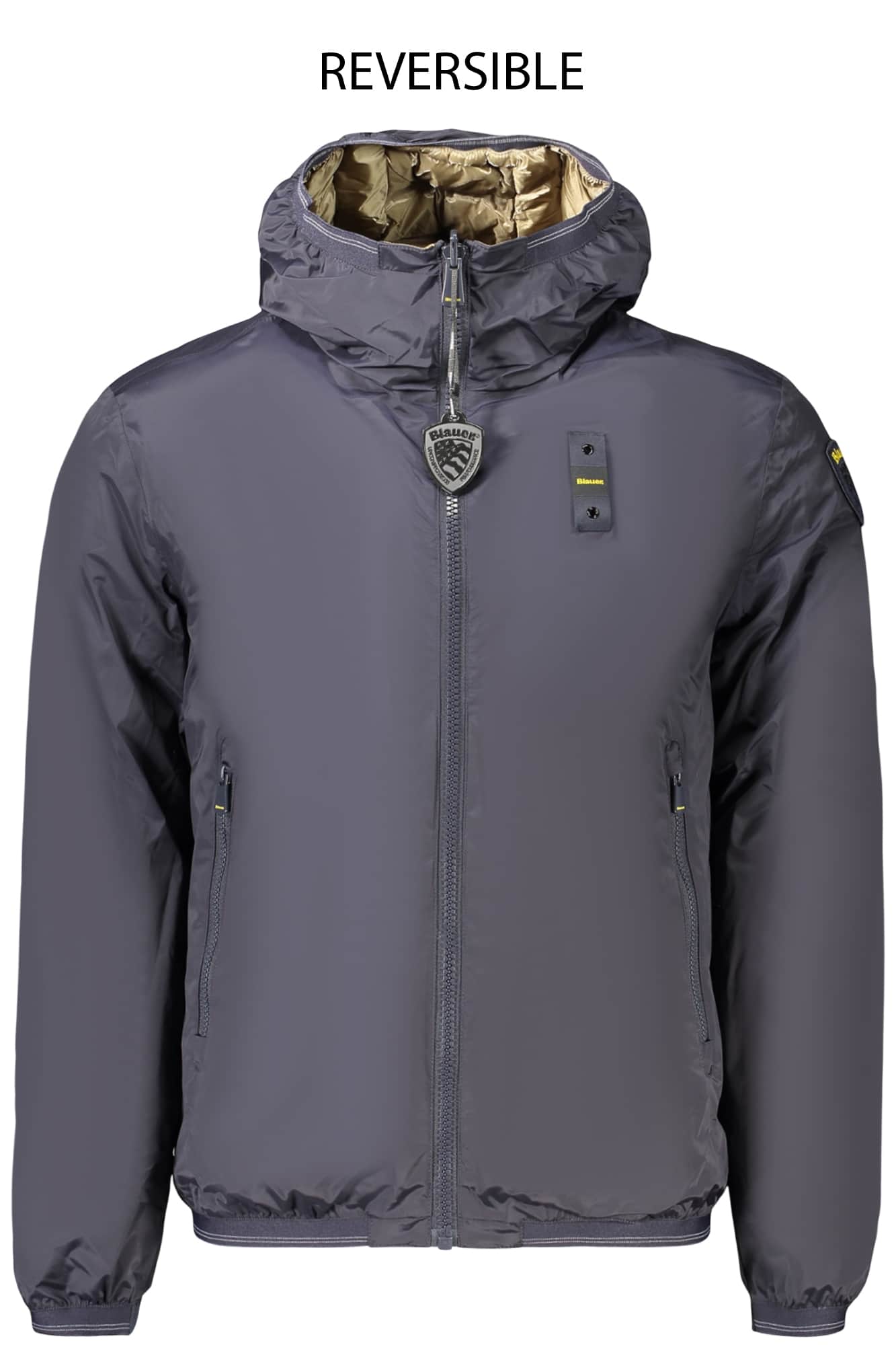 Blauer herren blau jacke